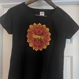 Sherpafest 2013 rock climbing festival t-shirt